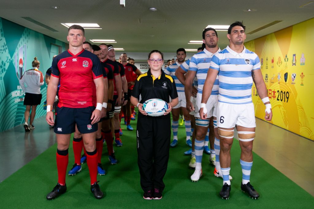 Mundial de Rugby Argentina vs Inglaterra, en Instituto Crónica